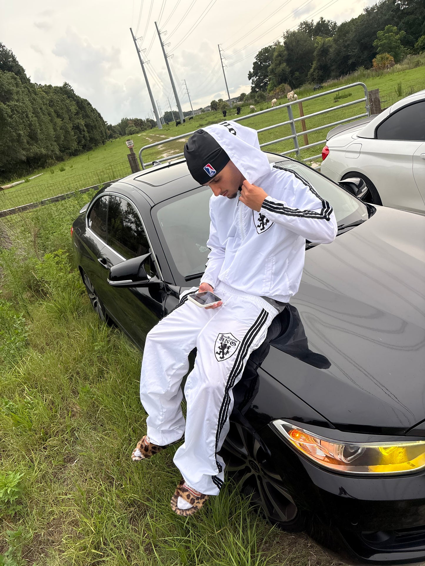 "WAR" track pants